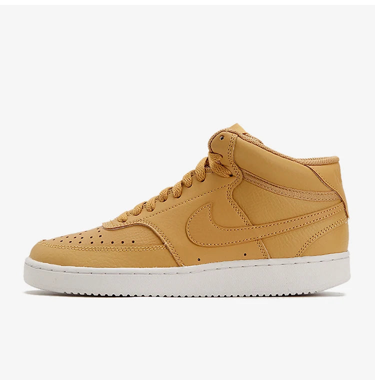 Nike genuine Court Vision Men's/Women's Mid-top Fashion Casual Sneakers CD5436-700
