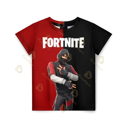 T-shirt Fortnite 2026 para rapaz, verão, anime, gaming, T-shirt para todos, camisola gira, T-shirt básica Battle Gamer, manga curta para homem