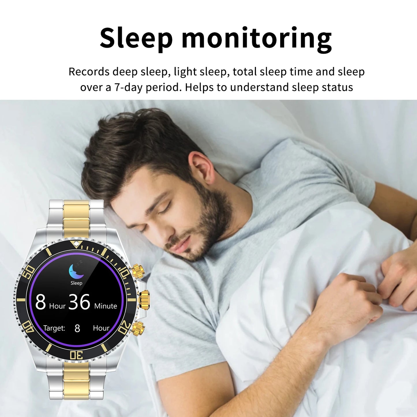 Aiweile AW12 New Style Luxury Smart Watch Dials Answer Call For Men Waterproof Sport Digital Business Watch For Gift