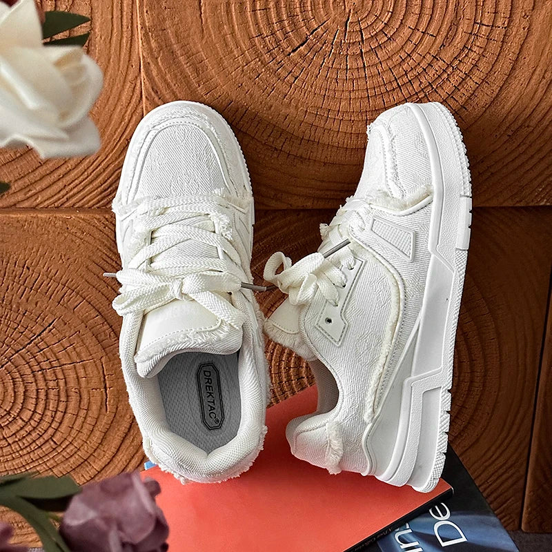 New Unisex Board Shoes Fashion Anti Slip Breathable Thick Soled Vulcanized Shoes Hot Selling Men's Women's Luxury Casual Shoes