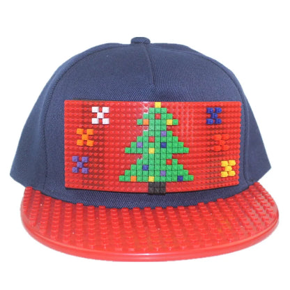 Crtani patchwork bejzbol kape, uradi-sam blokovi, snapback kape, hip hop kape za muškarce i žene, odvojivi pikseli, kape za tatu, dječje kape, kape za odrasle