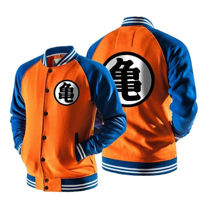 Dragon Ball Streetwear Baseball Uniform for Man Women Son Goku Adults Costumes Jackets Spring Fall Coat Cardigan Sweatshirt Gift
