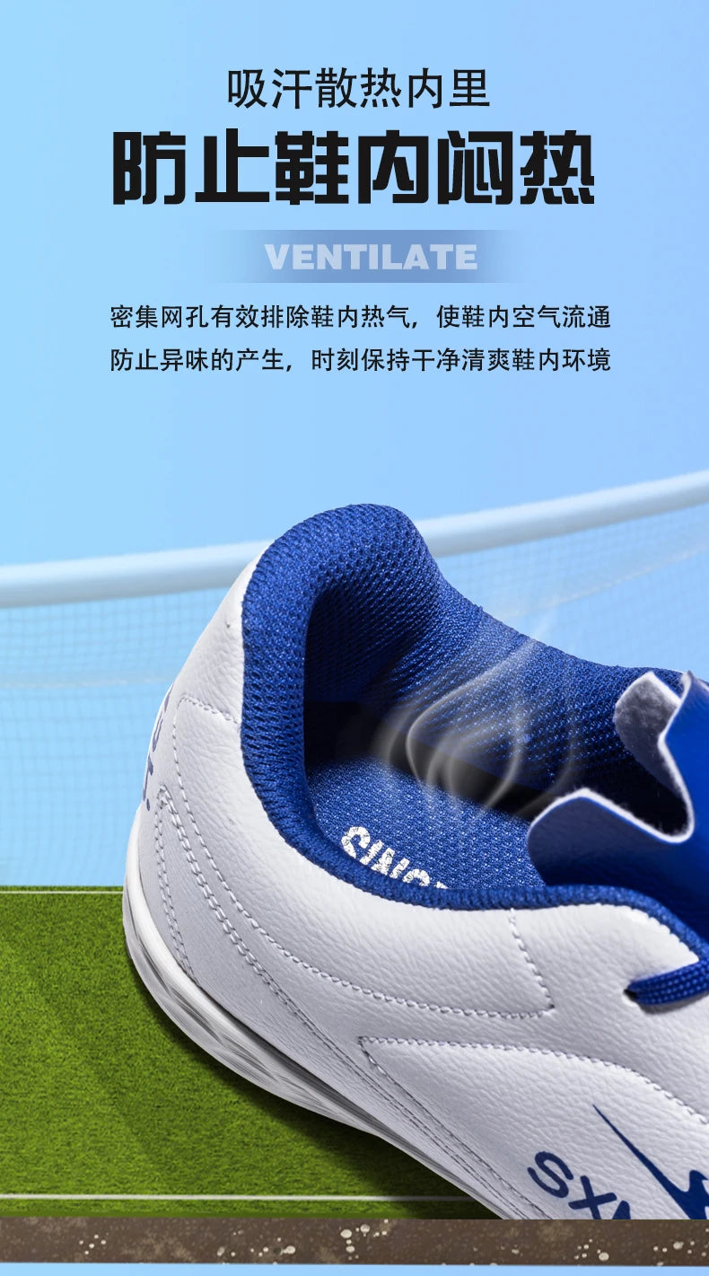 Double Star Men's Genuine TF Turf Soccer Shoes, for Primary School Students, Teenagers, Adults & Kids, Professional Training and