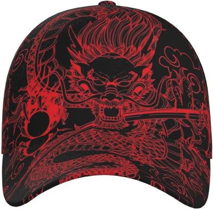 Dragon Snapback-keps, basebollkepsar för män, solhatt för män, justerbar, snygg truckerkeps för kvinnor och män