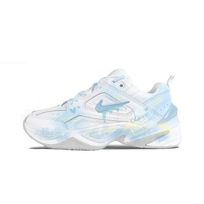 Custom Sneakers Nike M2K Tekno  Dreamy Island Fresh Hand-Painted  Women's Low-Top Retro Running Sneakers