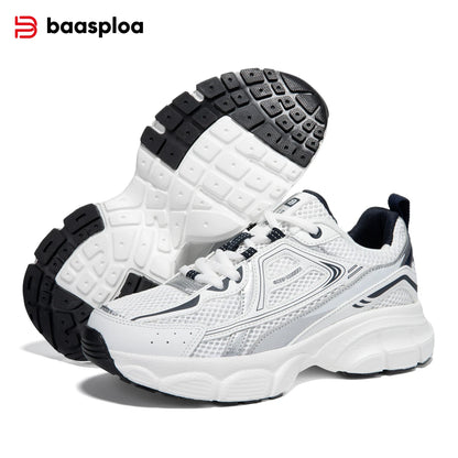Baasploa Women Running Shoes Fashion Lightweight Mesh Non-slip Jogging Sneaker Female Outdoor Breathable Colorful Casual Shoes