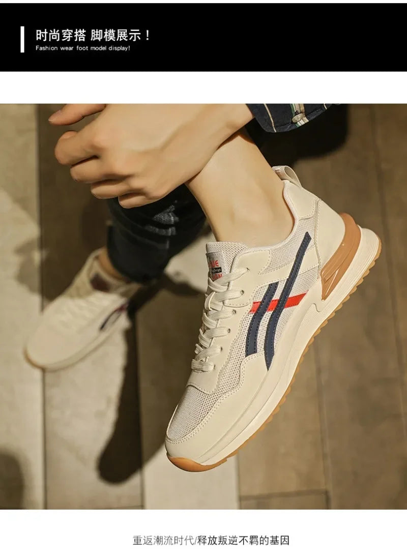 Men's Sneakers Breathable Casual Shoe Lace Up Sport Running Shoes for Men Tennis Shoes zapatos baratos liquidación envios gratis