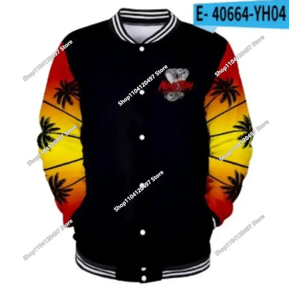 New Japanese Anime Dragon Ball Z Varsity Jacket Autumn Casual Sweatshirt Hoodie Coat Jacket Brand Baseball Jacket