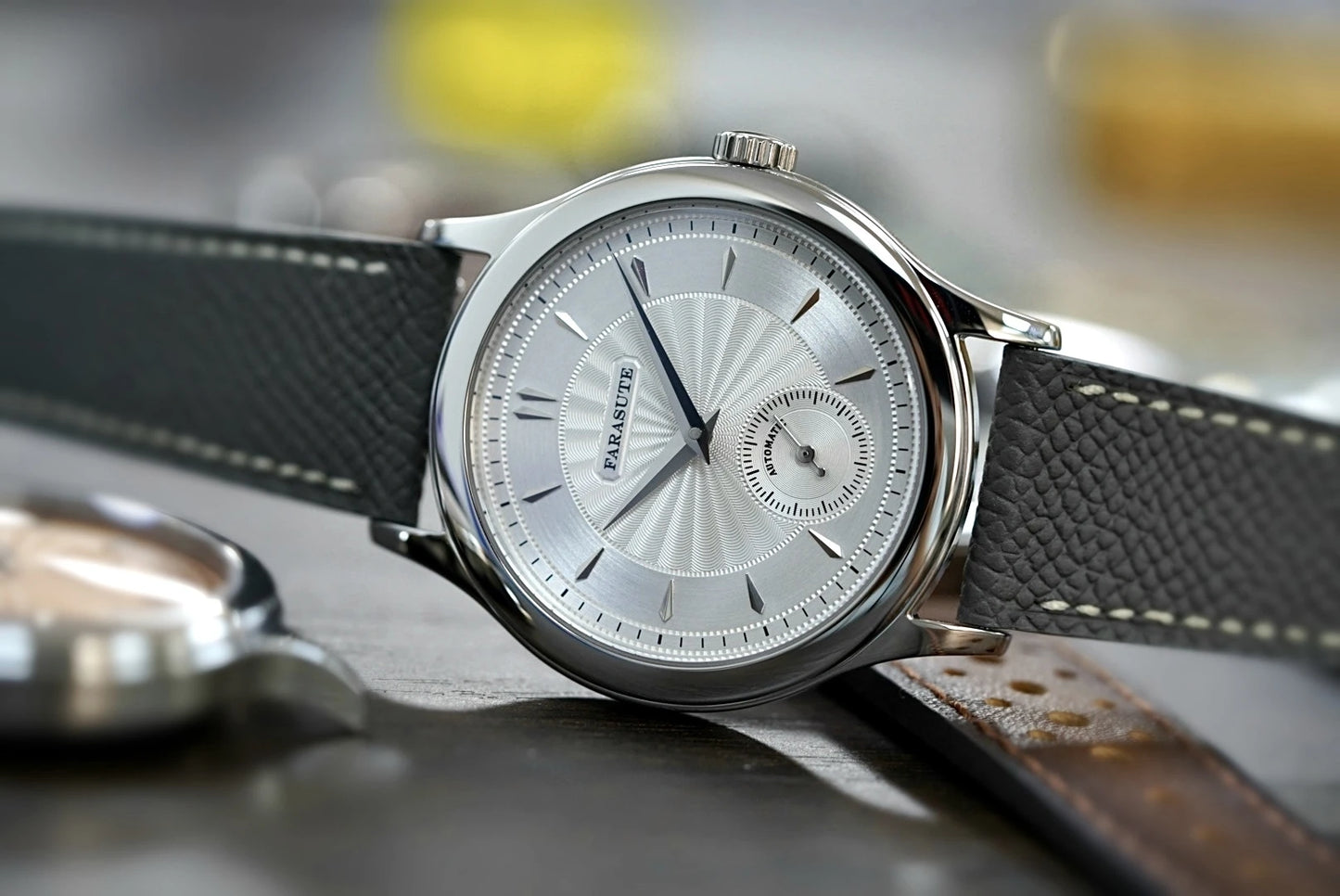 FARASUTE Luxury Mechanical Watch 316L Stainless Steel Case Hangzhou Customized Movement Small Second Hand Dial Men's Watch Gift