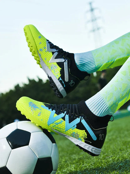Нови мъжки футболни обувки Society Cleats, професионални футболни обувки за зала, бързи футболни бутонки за терен, оригинални тренировъчни маратонки за момчета