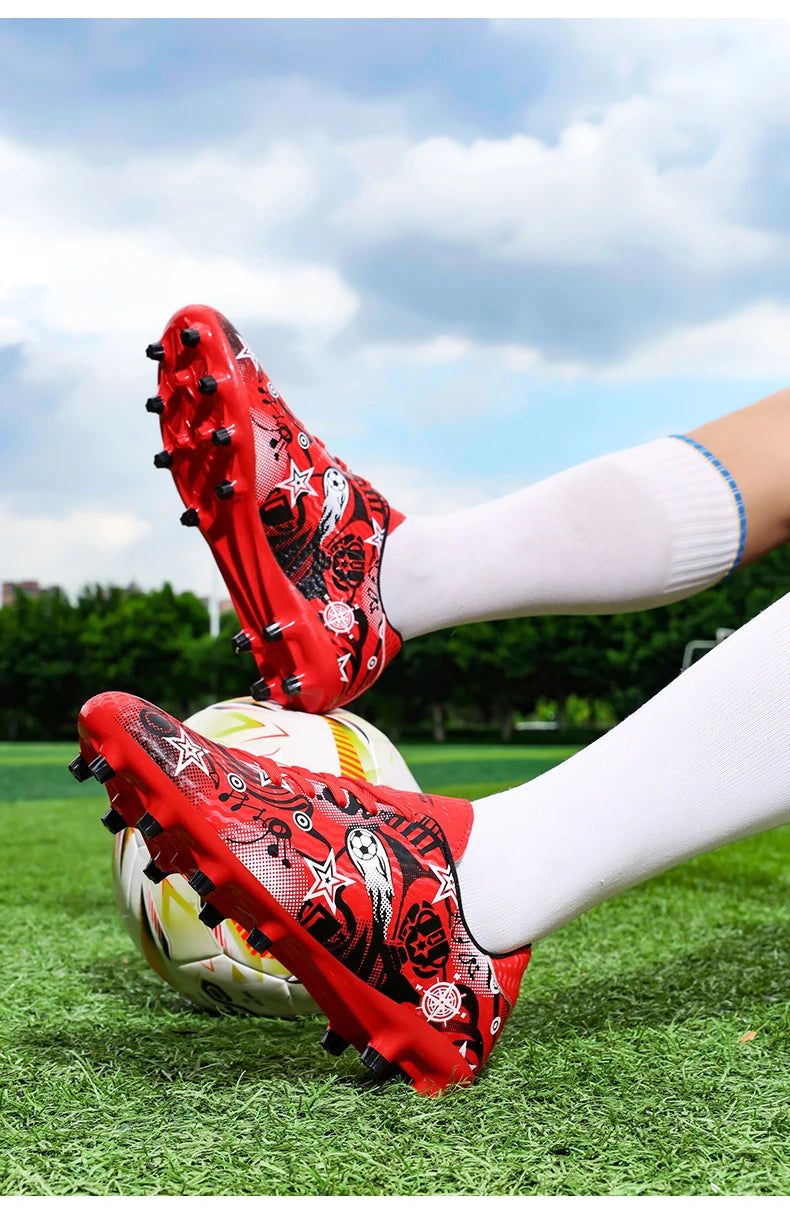 New Men Soccer Shoes Boys Original Football Shoes TF/AG Indoor Professional Football Field Boots Society Cleats Sneaker Non Slip