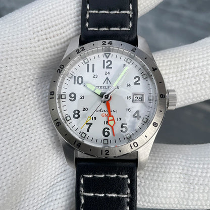 Relógio de pulso mecânico STEELFLIER Official SF792 GMT, movimento NH34, luminescência Super BGW9 C3, resistente à água até 200M, relógio de mergulho de luxo para homem