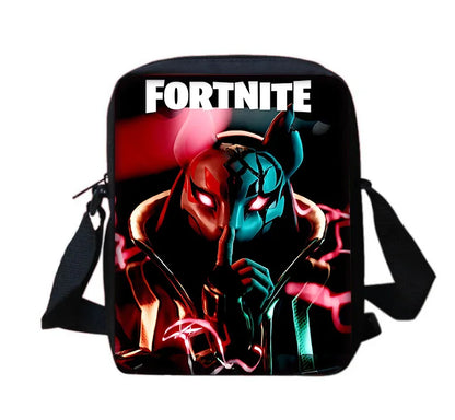 Mala de ombro estilo messenger com estampado Hot Game Boy Girls, design infantil F-FortniteS, mala casual para homem e mulher, bolsa para telemóvel e saco de compras