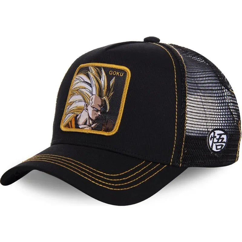 SVI stilovi Dragon Ball bejzbol kapa Snapback kapa s šiljastim vrhom muška vezena hip-hop kapa sunčani vizir podesiva trucker mrežasta kapa