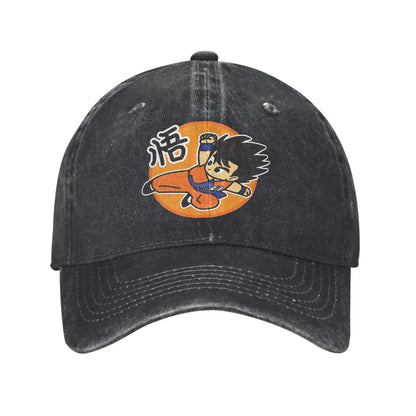 Produit gaming premium Fraquane : Dragon Ball Master Rosh TURTLE SCHOOL Unisex Baseball Cap Distressed Washed Caps Hat Fashion Outdoor Unstructured Soft Headwear
