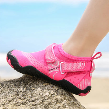 Kids Aqua Shoes Summer Beach Five Fingers Barefoot Water Shoes Swimming Lightweightl Non-slip Seaside River Children Sneakers