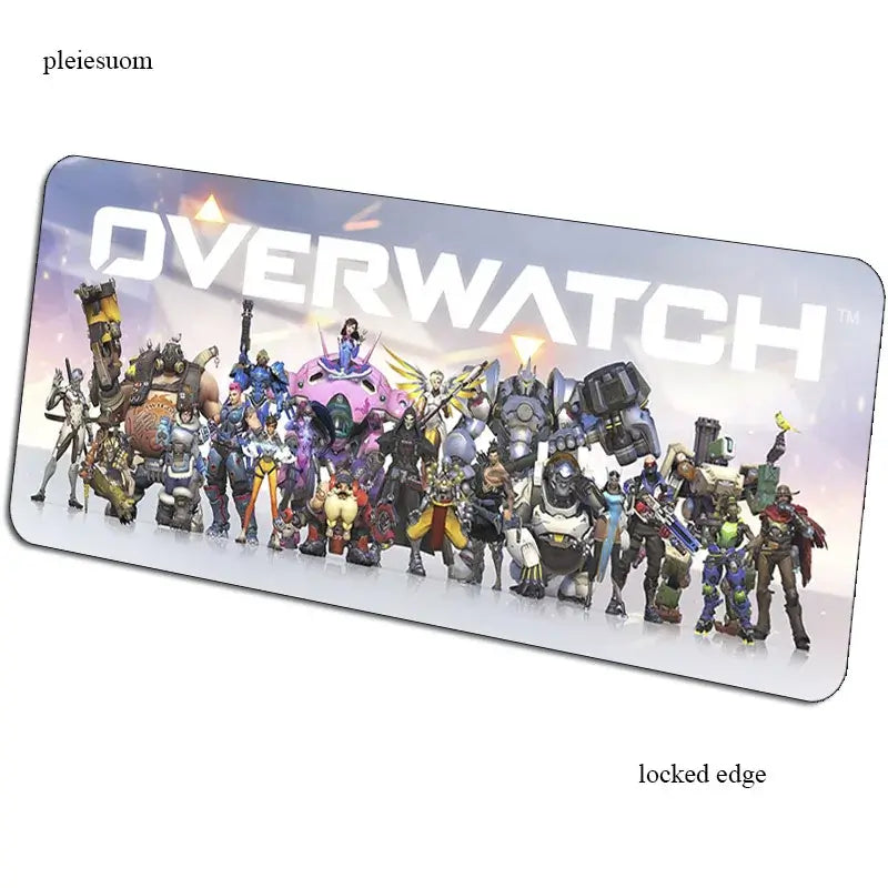 Tapete de rato gaming Overwatch com impressão HD, 900x400x3mm, para PC e secretária, tapete gamer para computador portátil e desktop