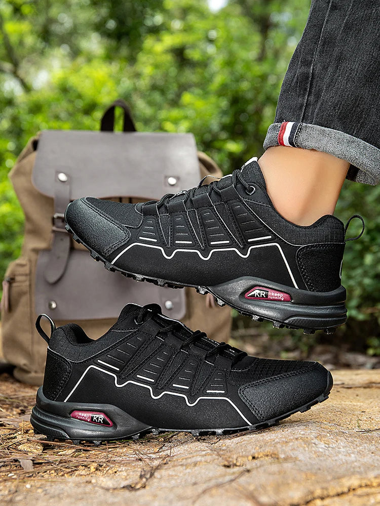 Men's Hiking Shoes Waterproof All-Terrain Outdoor Sneakers Non-Slip for Trekking Camping Tactical Training  Outdoor Cycling
