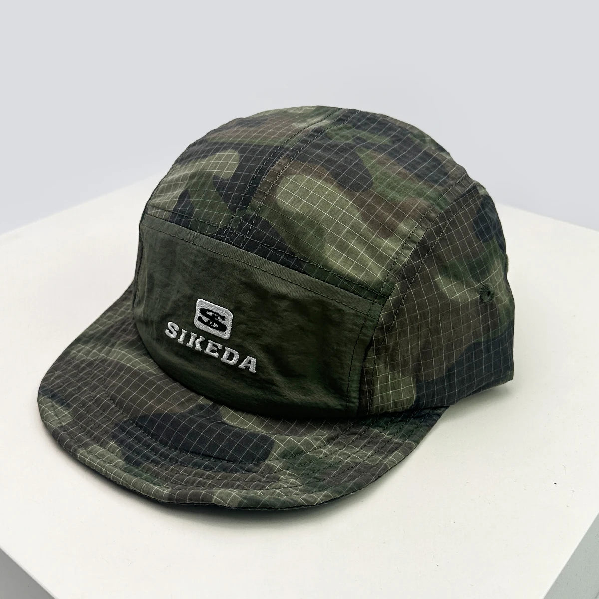 Unisex CAMO brzo sušeće vezene bejzbol kape s kapuljačom, s blokovima boja, prozračne, personalizirane, s izbočenim vrhom, višenamjenske