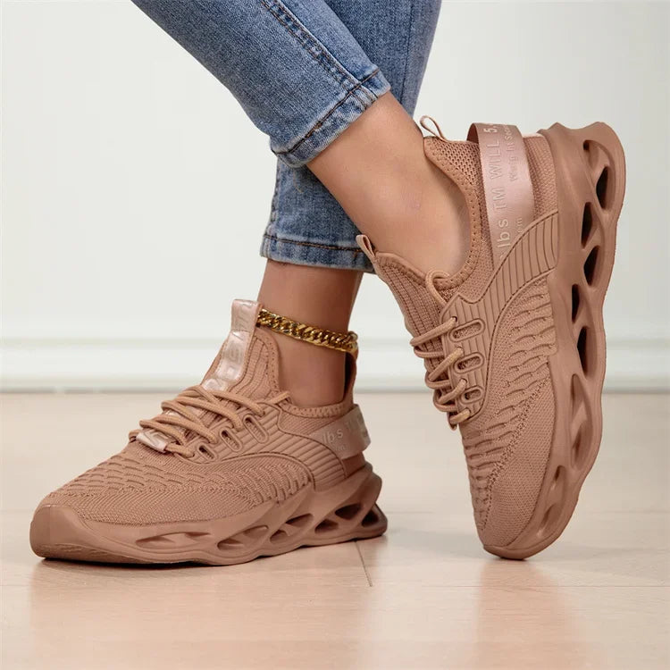 Hot Sale Pink Casual Sneakers Women Men Blade Shoes Big Size 46 Light Breathable Running Shoes Shoes Men Mesh Sports Sneakers