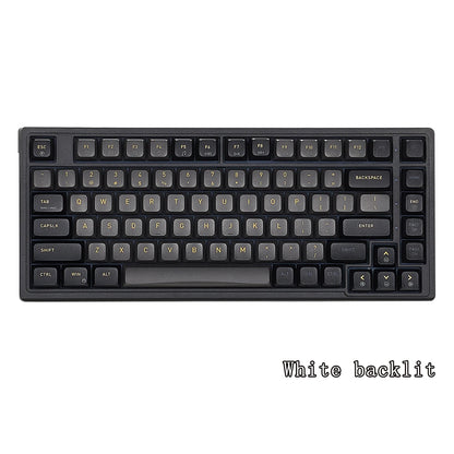HEXGEARS M2 Mechanical Keyboard 87 Key Hot Swap PBT Gasket Structure White Backlit Macro Defined Gaming Mechanical Keyboard