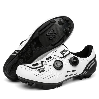 High-Quality Cycling Shoes Men's SPD Self-Locking Racing Bicycle Sports Shoes Women's MTB Mountain Non-Slip Cycling Shoes 36-47