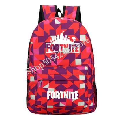 Mochila Fortnite Games, mochila escolar Fortnite para adolescentes, unissexo, com compartimento para portátil, para escola, viagens e uso casual