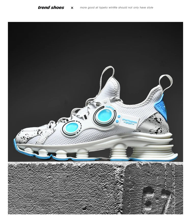 Men's Basketball Shoes Breathable Cushioning Non-Slip Wearable Runing Shoes Gym Training Athletic Basketball Sneakers for Men