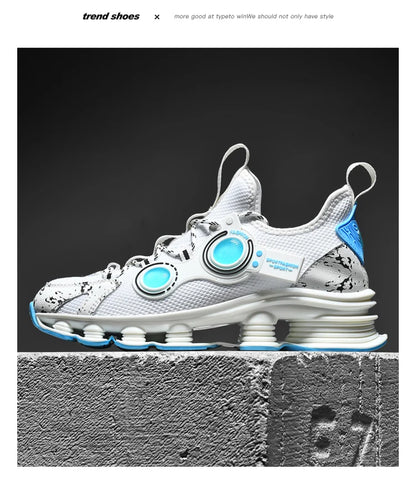 Men's Basketball Shoes Breathable Cushioning Non-Slip Wearable Runing Shoes Gym Training Athletic Basketball Sneakers for Men