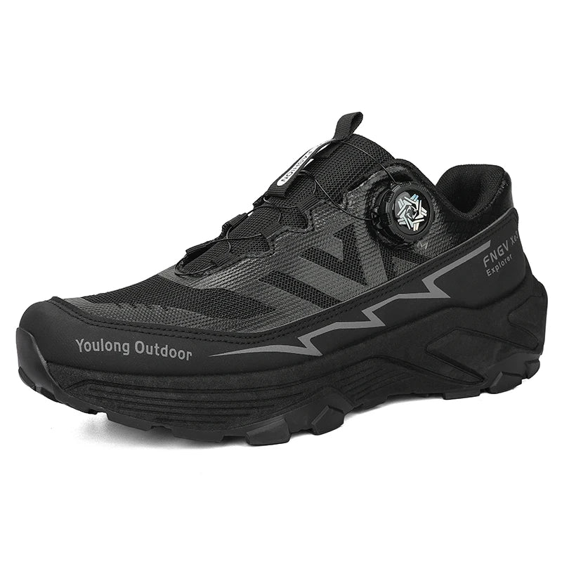 Mens Sneakers Casual Outdoor Anti Slip Shock-absorbing Versatile Off Road Hiking Shoes Comfortable Soft Sole Running Shoes Man