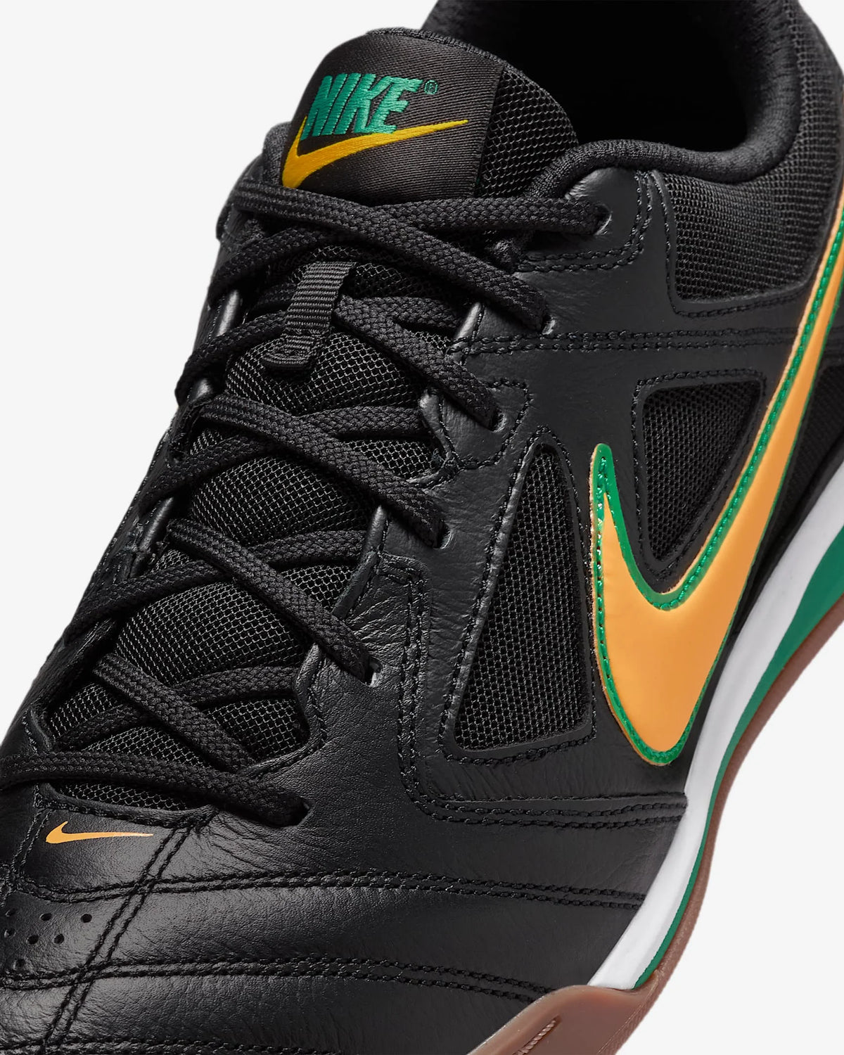 Nike serija Gato, mehki in udobni, protizdrsni in trpežni, moški nogometni čevlji, črni, IB8509-001