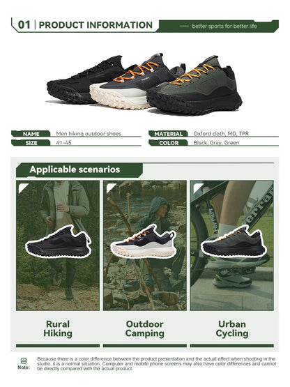 Scarpe da trekking da uomo Baasploa, alta qualità, comode, morbide e impermeabili, sneakers maschili resistenti e antiscivolo per outdoor e arrampicata