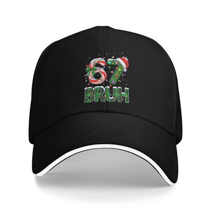 67 Six Seven 6-7 Casquette de baseball « Popular Steal » Brainrot Gaming Meme Sandwich Caps Hommes Femmes Respirante Dad Hat Plein air