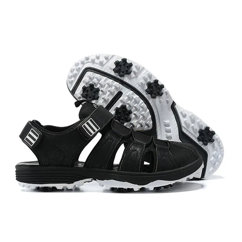 Summer lightweight luxury golf sneakers for men and women sandals outdoor mesh fitness jogging shoes men's non-slip sports shoes