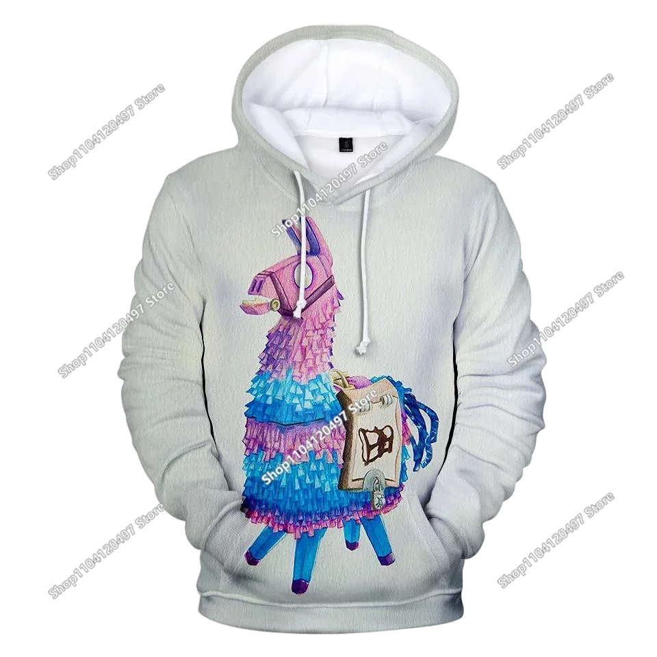 Children's Fortnite 2024 Sweatshirt 3D Digital Printed Hoodie Men's and Women's Pullover Jacket Long Sleeve Children's Gift