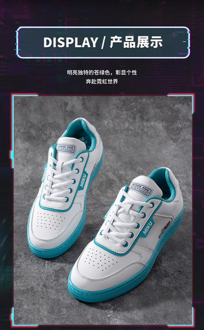 Buty Moeyu Hatsune Miku dla kobiet i mężczyzn – Vocaloid, cosplay, anime – męskie trampki, tenisówki, sznurowane, sportowe, do biegania, obuwie codzienne
