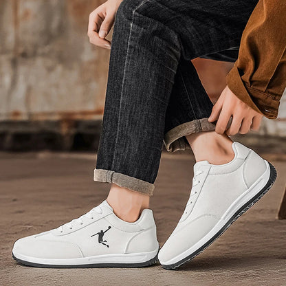 Men's Shoes, Spring and Autumn Trendy Shoes, New Cross-Border Models, White, Black, Red Sneakers, Soft-Soled Breathable Men's Low-Top Versatile Casual Shoes