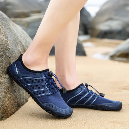 Mens Minimalist Running Cross Training Shoes Barefoot Shoes Big Toe Box Five Finger Shoes Saguaro Barefoot Pit Viper Paracord