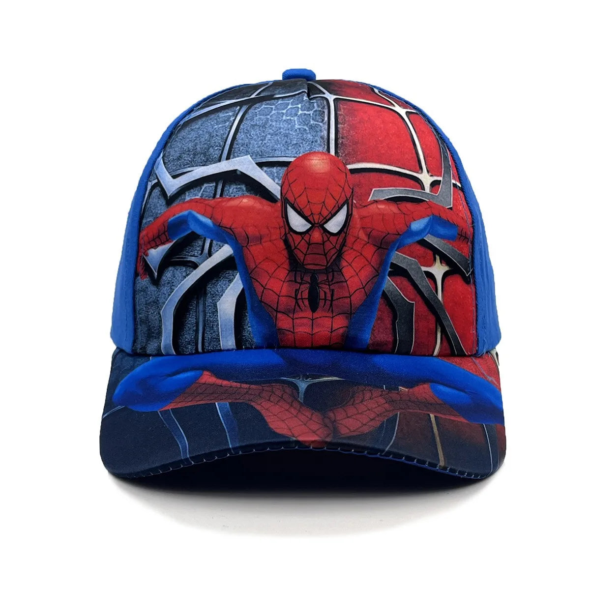Marvel Spider-Man animefigur, basebollkeps, barnkeps med skärm, bomull/polyester, huvudbonad, solskydd för alla årstider, presenter