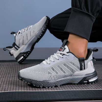 Men Running Shoes Lightweight Breathable Jogging Sport Shoes Male Lace-up Fashion Comfort Non-slip Casual Sneakers Man