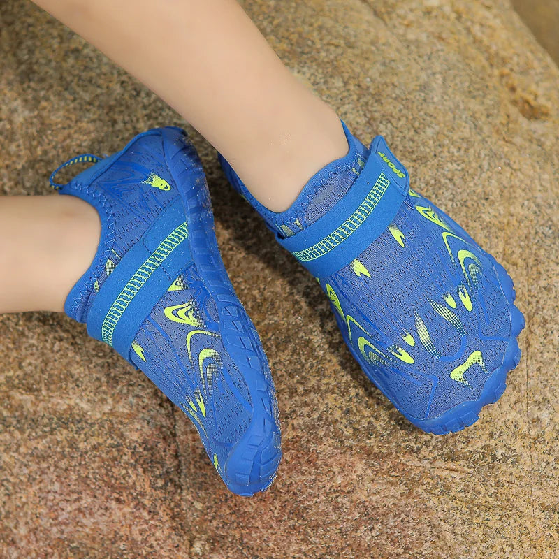 NEW Children Boys And Girls Beach Quick Diving Shoes Qianjiang Swimming Shoes Indoor Fitness Floor Shoes Bathroom Shoes 29-38#