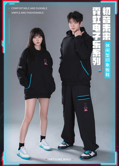 Buty Moeyu Hatsune Miku dla kobiet i mężczyzn – Vocaloid, cosplay, anime – męskie trampki, tenisówki, sznurowane, sportowe, do biegania, obuwie codzienne