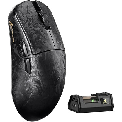 Rato Gaming Sem Fios ATTACK SHARK R11 ULTRA 49g em Fibra de Carbono 8000Hz, 42000 DPI, 20000 FPS, PAW3950MAX, Chip Nordic 52840