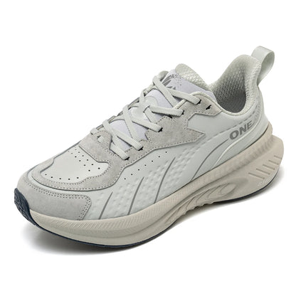 ONEMIX 2025 Winter Training Running Shoes for Men Sport Shoes Leather Warm Wear-Resistant Female Jogging Shoes Walking Sneakers