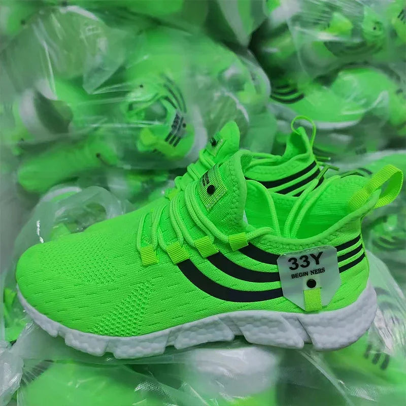 Sports Men's Shoes Spring and Autumn Breathable Casual Running Shoes Lightweight Walking Couple Shoes Men's Spirit Women's Shoes