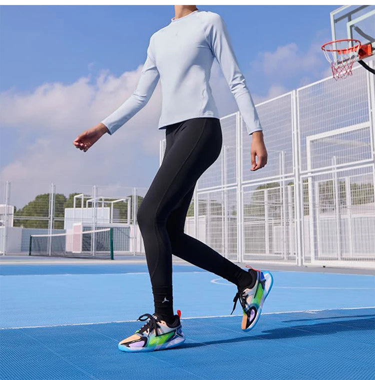 Nike genuine JORDAN women's sports breathable and cushioned low top basketball shoes FZ2473-018