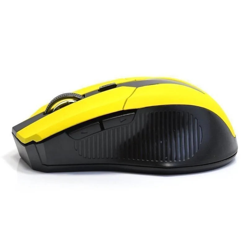 Rato sem fios 2.4Ghz 1200DPI, rato gaming ótico ajustável sem fios, para casa, escritório, jogos, PC, computador e portátil