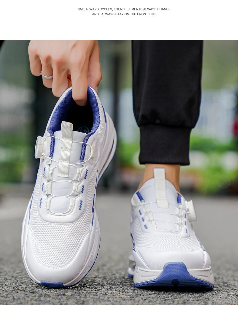 Spring & Summer Men's Running Shoes  Outdoor Hiking,Wear-Resistant Trail Shoes with BOA Closure,Breathable Sports & Casual Style