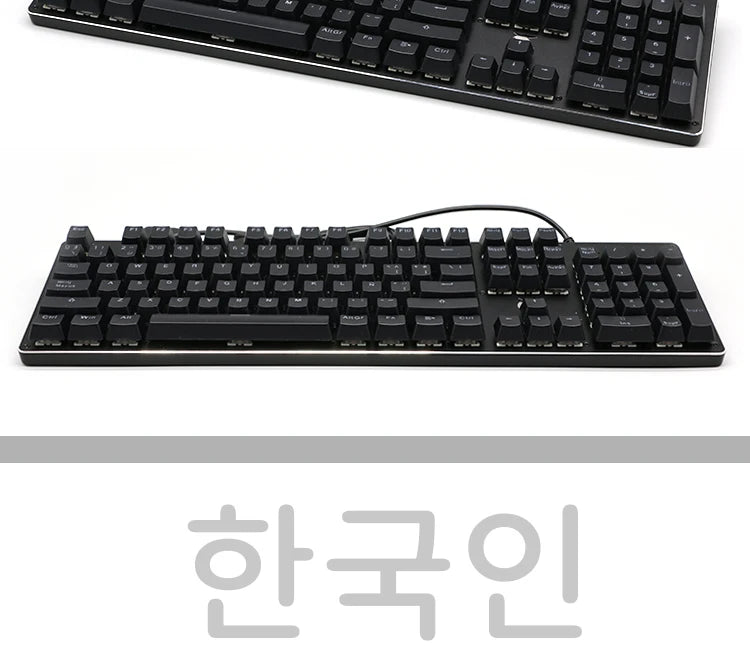 104 Teclas Keycaps Retroiluminadas Coreano Francês Russo Espanhol Alemão para Teclado Mecânico com Switch MX, Perfil OEM, Teclas ABS DIY