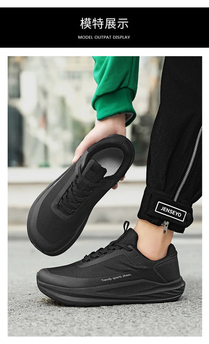 Men Running Shoes Marathon Speciality Sports Breathable Lightweight Women's Comfortable Nonskid Leisure Sneakers Plus Size 38-46